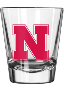 Red Nebraska Cornhuskers 2oz Shot Glass