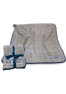 Columbus Blue Jackets Frosty Sherpa Blanket