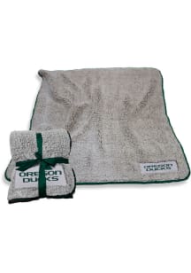 Grey Oregon Ducks Frosty Sherpa Blanket