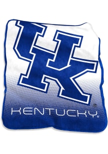 Kentucky Wildcats Team Logo Raschel Throw Blanket - Blue