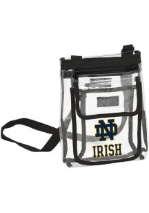 Notre Dame Fighting Irish Black Clear Clear Bag