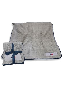 Texas State Outline Frosty Sherpa Blanket