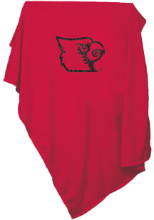 Louisville Cardinals Screened Sweatshirt Sweatshirt Blanket