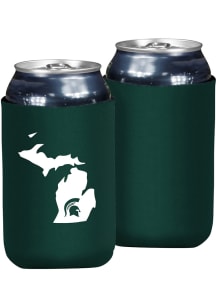 Green Michigan State Spartans 12oz Can Coolie
