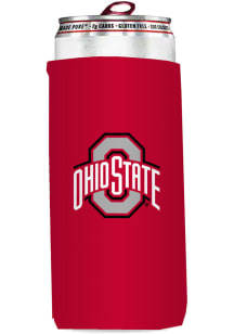 Red Ohio State Buckeyes 12oz Slim Can Coolie