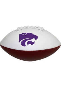 White K-State Wildcats Full-Size Autograph Football