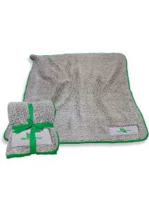 North Texas Mean Green Frosty Sherpa Blanket