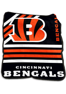 Cincinnati Bengals Raschel Raschel Blanket
