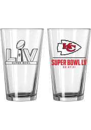 Kansas City Chiefs Super Bowl LV Bound Logo 16oz Pint Glass