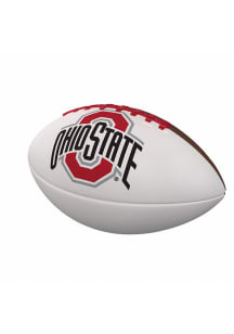 Red Ohio State Buckeyes Official Size Autograph Football