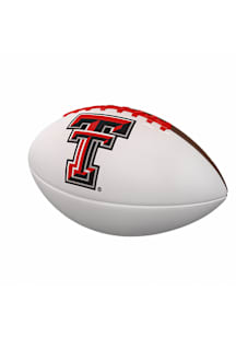 Texas Tech Red Raiders Logo Brands Official Size Autograph Football
