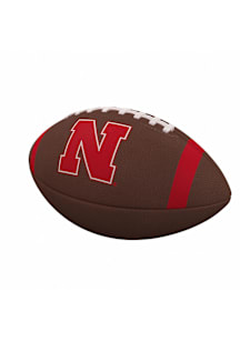 Nebraska Cornhuskers Red Logo Brands Composite Football