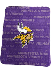 Minnesota Vikings Classic Fleece Blanket - Purple