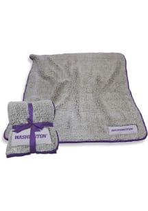 Purple Washington Huskies Frosty Sherpa Blanket