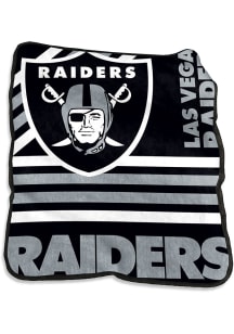 Las Vegas Raiders Team Color Raschel Blanket