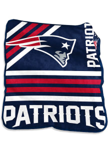 New England Patriots Team Color Raschel Blanket