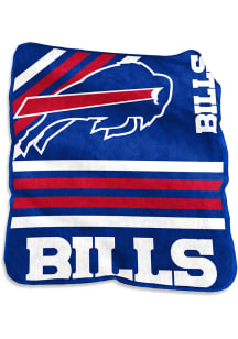 Buffalo Bills 50x60 Stripe Raschel Raschel Blanket