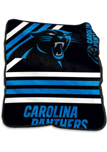 Carolina Panthers Team Color Raschel Blanket