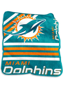 Miami Dolphins Team Color Raschel Throw Blanket - Green