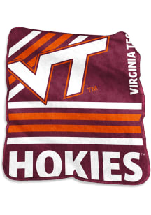 Virginia Tech Hokies Team Color Raschel Blanket