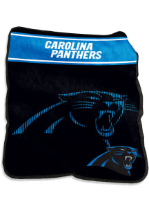 Carolina Panthers Team Logo Raschel Blanket