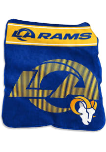 Los Angeles Rams Team Logo Raschel Blanket