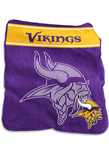 Minnesota Vikings 60x80 Raschel Throw Blanket - Purple