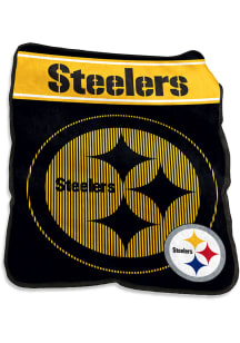 Pittsburgh Steelers Team Logo Raschel Blanket
