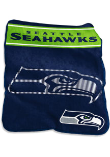 Seattle Seahawks Team Logo Raschel Blanket