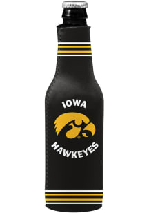 Black Iowa Hawkeyes 12 oz Bottle Coolie