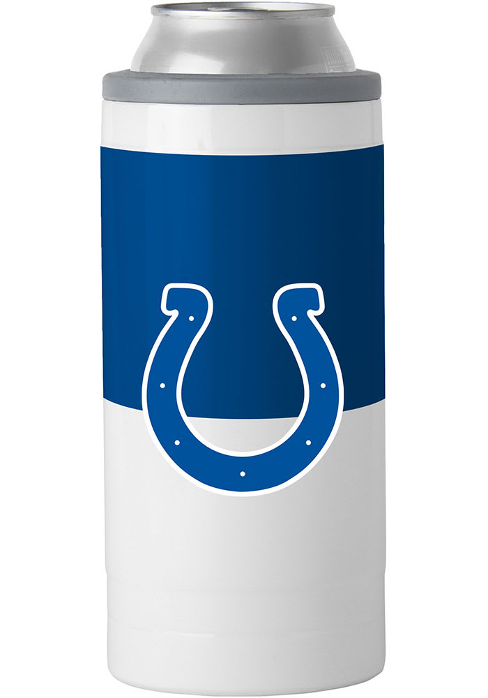 Indianapolis Colts Colorblock 12 oz. Slim Can Coolie