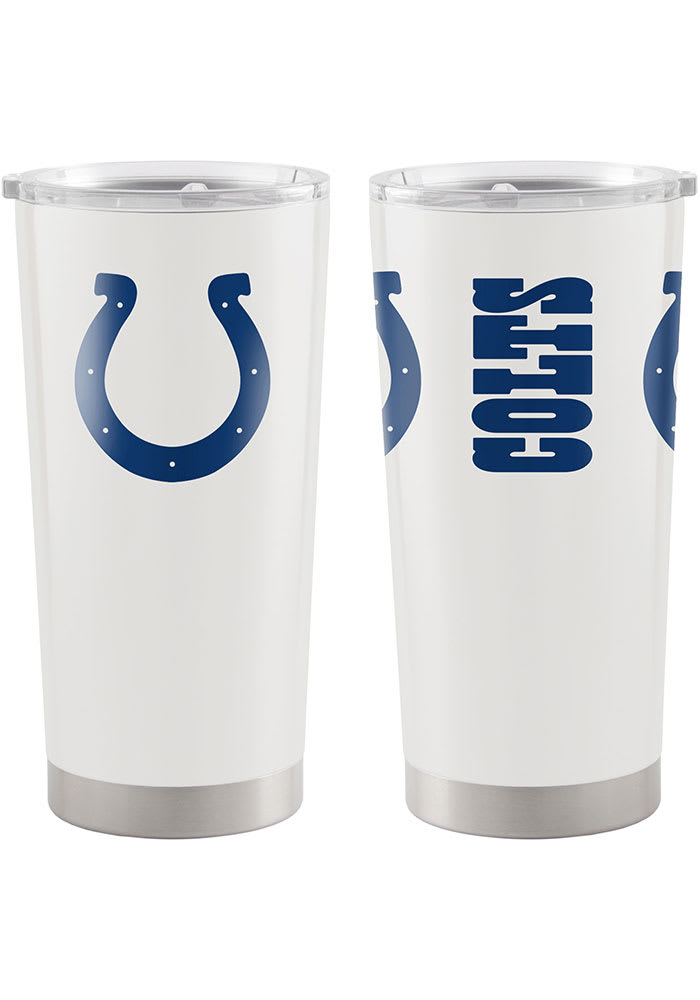 Indianapolis Colts 20 oz Alternate Gameday Stainless Steel Tumbler - Blue
