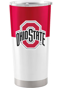 Red Ohio State Buckeyes 20 oz Colorblock Stainless Steel Tumbler