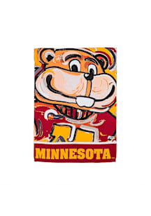 Minnesota Golden Gophers Suede Garden Flag