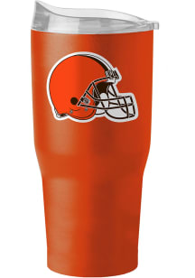 Cleveland Browns 30 oz Flipside Powder Coat Stainless Steel Tumbler - Brown
