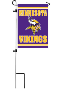 Minnesota Vikings Suede Garden Flag