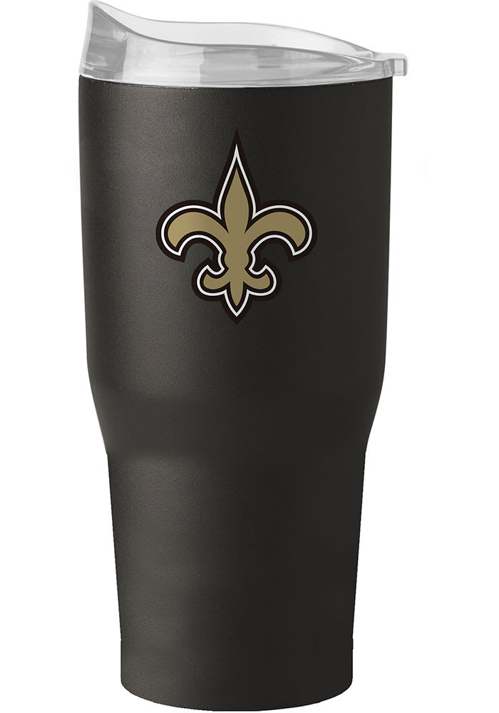 New Orleans Saints 30 oz Flipside Powder Coat Stainless Steel Tumbler - Black