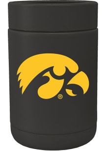 Black Iowa Hawkeyes Flipside Powder Coat Stainless Steel Coolie