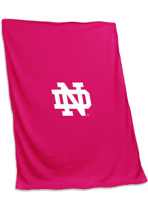 Notre Dame Fighting Irish Pink Screened Sweatshirt Blanket