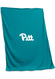 Pitt Panthers Teal Screened Sweatshirt Blanket