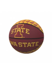 Iowa State Cyclones Repeating Logo Mini Basketball