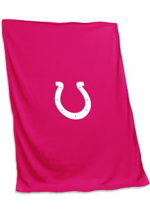 Indianapolis Colts Pink Screened Sweatshirt Blanket