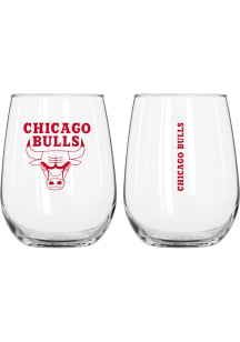 Chicago Bulls 16oz Stemless Wine Glass