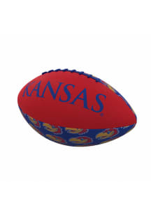 Kansas Jayhawks Repeating Logo Mini Football
