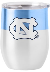 North Carolina Tar Heels 16 oz Colorblock Curved Stainless Steel Stemless