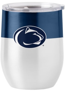Blue Penn State Nittany Lions 16 oz Colorblock Curved Stainless Steel Stemless