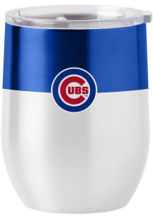 Chicago Cubs 16 oz Colorblock Curved Stainless Steel Stemless
