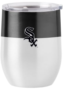 Chicago White Sox 16 oz Colorblock Curved Stainless Steel Stemless