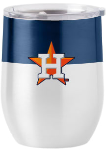 Houston Astros 16 oz Colorblock Curved Stainless Steel Stemless