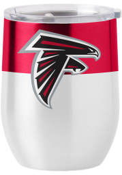 Atlanta Falcons 16 oz Colorblock Curved Stainless Steel Tumbler - Black